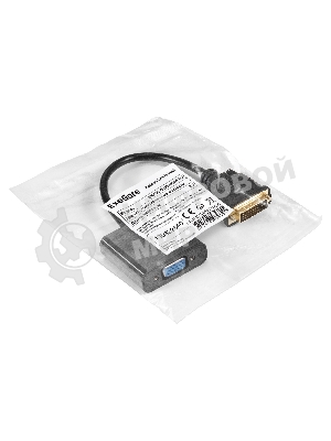 Кабель DVI-D-VGA ExeGate EX-CC-DVID-VGAF-0.2 (25M/15F, 0,2м, позолоченные контакты)