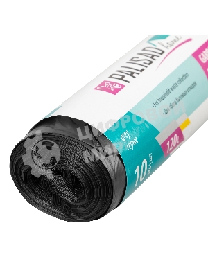 Пакеты для мусора Home Palisad 120 л x 10 шт. серые