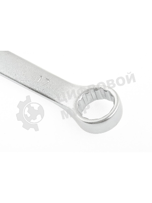 Ключ комбинированный Stels 17 мм, CrV, матовый хром