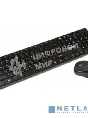 Комплект клавиатура+мышь Dialog KMROP-4030U беспроводной, USB, 1600 DPI, чёрный