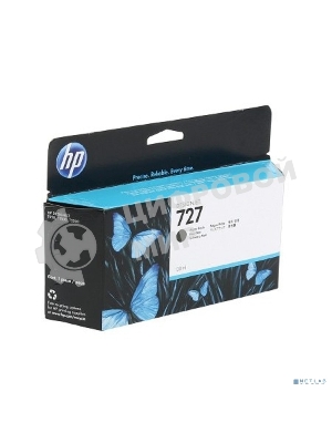 Картридж струйный HP 727 B3P22A черный матовый для HP DJ T920/T1500 (130мл)