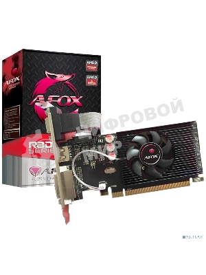 Видеокарта AFOX R5 230 2Gb DDR3 64Bit, LP Single Fan AFR5230-2048D3L5