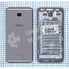 Задняя крышка для Meizu M5 Note темно-серый