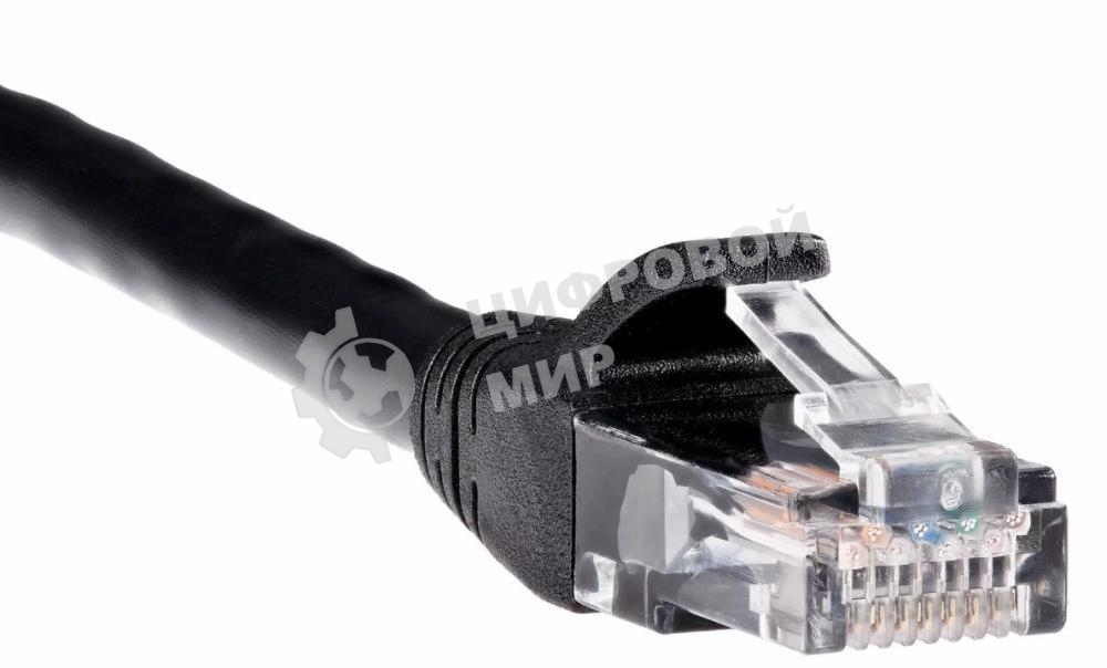 Патч-корд литой AOpen ANP612B-BK-2M (7/0.20) UTP кат.6 черный 2m