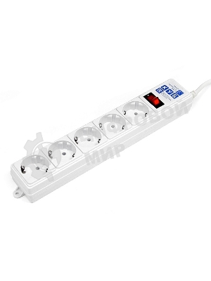 Сетевой фильтр Powercube SPG-B-6-WHITE 1.9 м, 5 розеток, белый, коробка