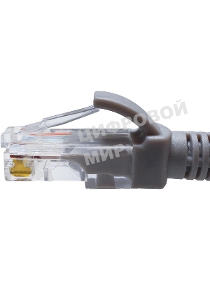 Патч-корд Suprlan 10-0143 UTP RJ-45 вил.-вилка RJ-45 cat.5e 2м серый LSZH 24AWG