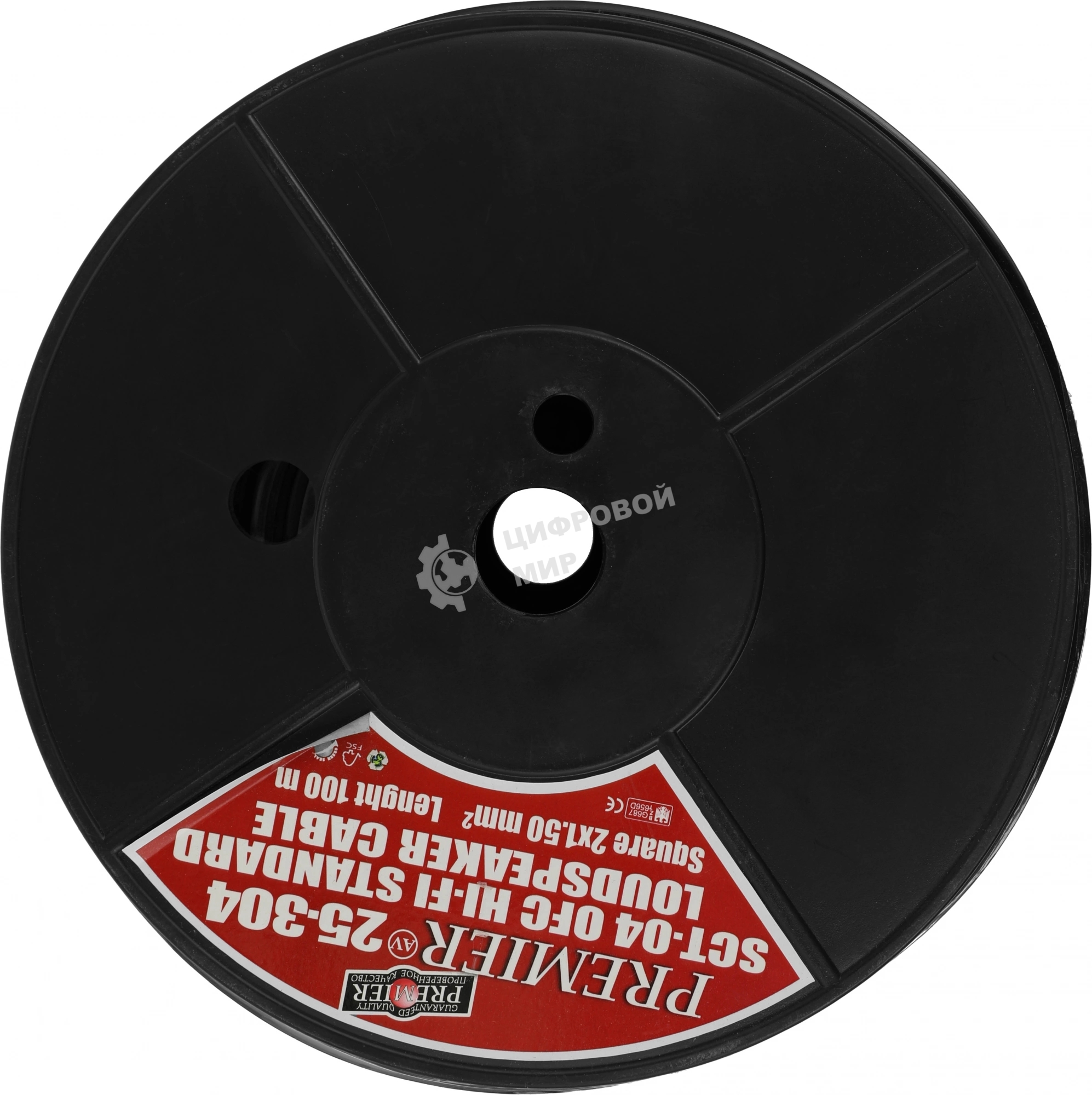 Кабель акустический Premier SCT-04 BC 100м. черный (25-304 100)