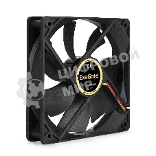 Вентилятор для корпуса ExeGate EX12025S3PM черный, 120 мм, 1500 об/мин, 24 дБ, 3 pin