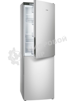 Холодильник Atlant XM-4621-181 серебристый двухкамерный 205/119л морозилка снизу