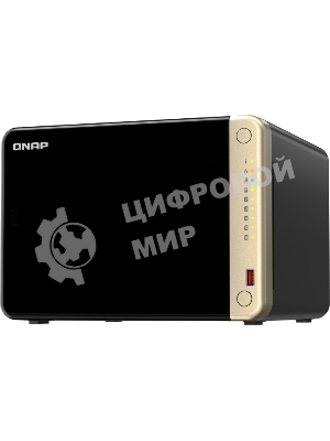 Сетевое хранилище NAS Qnap Original TS-664-8G 6-bay настольный Celeron N5095