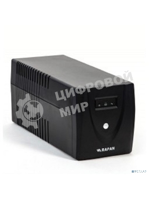 Источник бесперебойного питания RAPAN-UPS 1000 220В 1000ВА/600Вт меандр с АКБ 2х7А·ч интерактивный RAPAN-UPS 1000 power supply 220V 1000VA/600W meander with battery 2x7Ah interactive