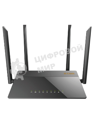 Маршрутизатор DIR-841/GF,DIR-841/GFRU AC1200 Wi-Fi Router, 1000Base-X SFP WAN, 4x100Base-TX LAN, 4x5dBi external antennas