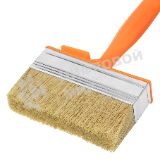 Кисть-ракля Sparta 30х120 мм, натуральная щетина, пластмассовый корпус, пластмассовая рукоятка