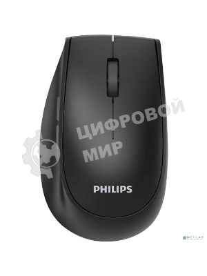 Мышь беспроводная Philips SPK7627 черный, 1600 dpi, радиоканал, Bluetooth, USB, кнопки - 5