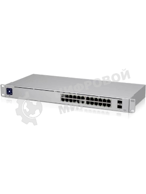 Коммутатор 24PORT 1000M 2SFP USW-24 UBIQUITI