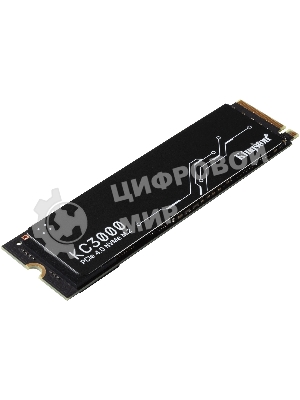 Накопитель SSD Kingston KC3000, 4Tb, PCIe 4.0 x4, M.2 2280, NVMe, R/W 7000/7000, с радиатором
