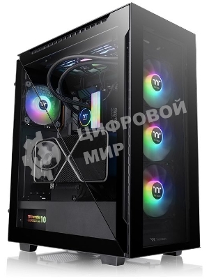 Компьютерный корпус Thermaltake Divider 500 TG ARGb CA-1T4-00M1WN-01 Black/Win/SPCC/Tempered Glass*4/120мм ARGb Fan*3/120мм Standard Fan*1 (527880)