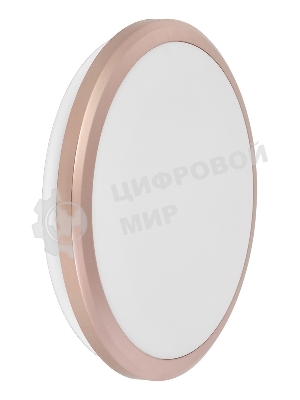 Светильник LED ДПБ 3205 24Вт IP54 4000K круг роз. золото LDPB0-3205-24-4000-K01 IEK