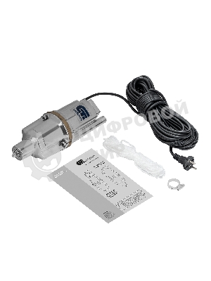 Вибрационный Сибртех насос СВН300Н15 нижний забор 300 Вт напор 75 м 1200 л/ч кабель 15 м