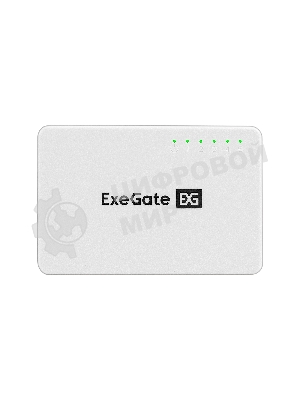 Коммутатор неуправляемый ExeGate EDGS-1005С (5-портовый гигабитный UTP 10/100/1000 Base-T, с функцией энергосбережения (EEE), настольный)
