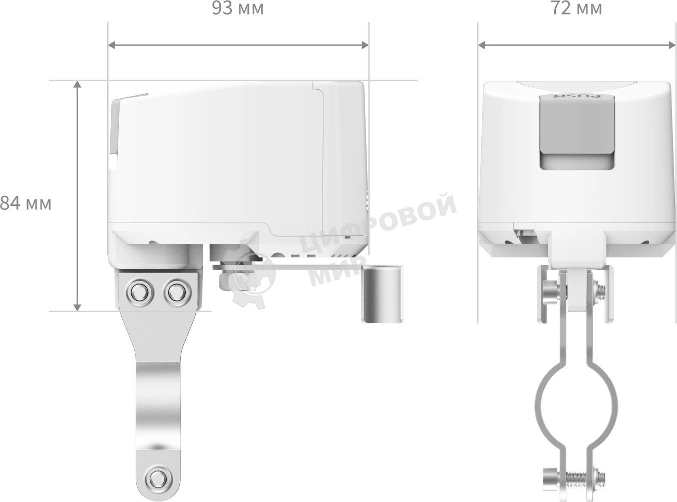Элеткропривод Aqara VC-X01D белый