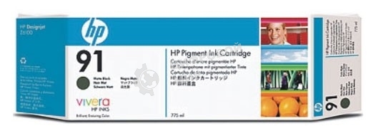 Картридж струйный HP №91 C9464A черный матовый для HP DJ Z6100 (775мл)