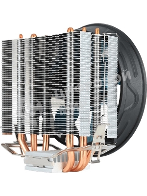 Кулер для процессора AeroCool/Formula Verkho 3 Plus серебристый, 120 мм, алюминий/медь, 2000 об/мин, 26.7 дБ, 4 pin, 125 Вт, 134 мм