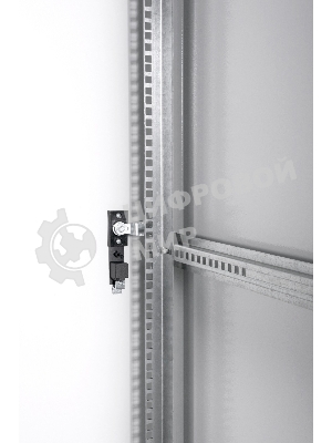 Шкаф телекоммуникационный напольный ЭКОНОМ 42U (600 800) дверь стекло, дверь металл