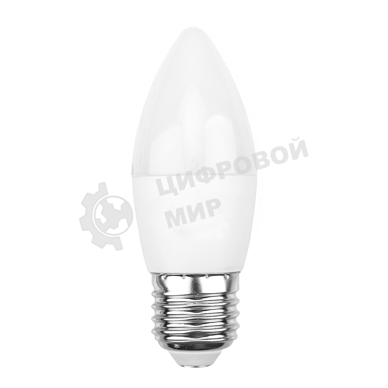 Лампа светодиодная Rexant свеча (CN) 7,5 Вт E27 713 лм 4000 K нейтральный свет