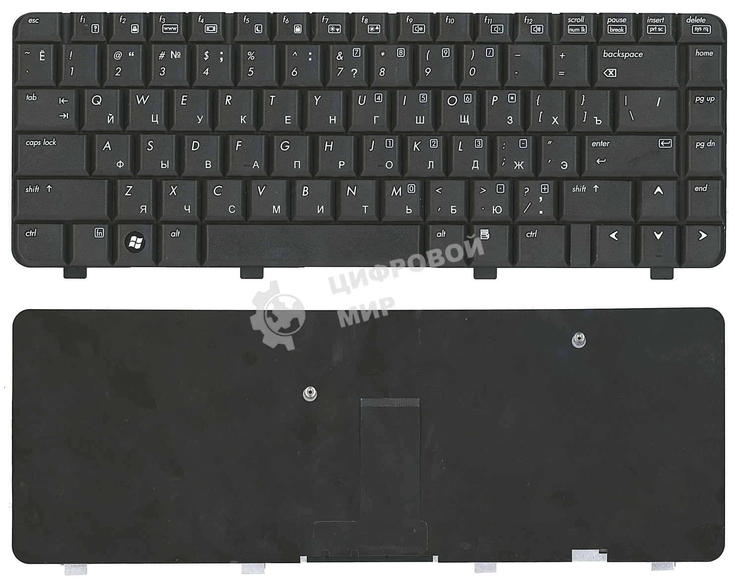 Клавиатура для ноутбука HP 530 черная