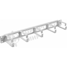 Кабельный органайзер горизонтальный NTSS NTSS-HORG-2U-4(70) односторонний кольца 2U шир.:19