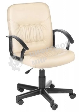 Кресло компьютерное OLSS Чип Ультра бежевый экокожа Крестовина 