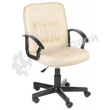 Кресло компьютерное OLSS Чип Ультра бежевый экокожа Крестовина 