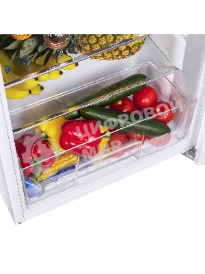 Холодильник Maunfeld MFF143W белый двухкамерный 170/41л морозилка снизу