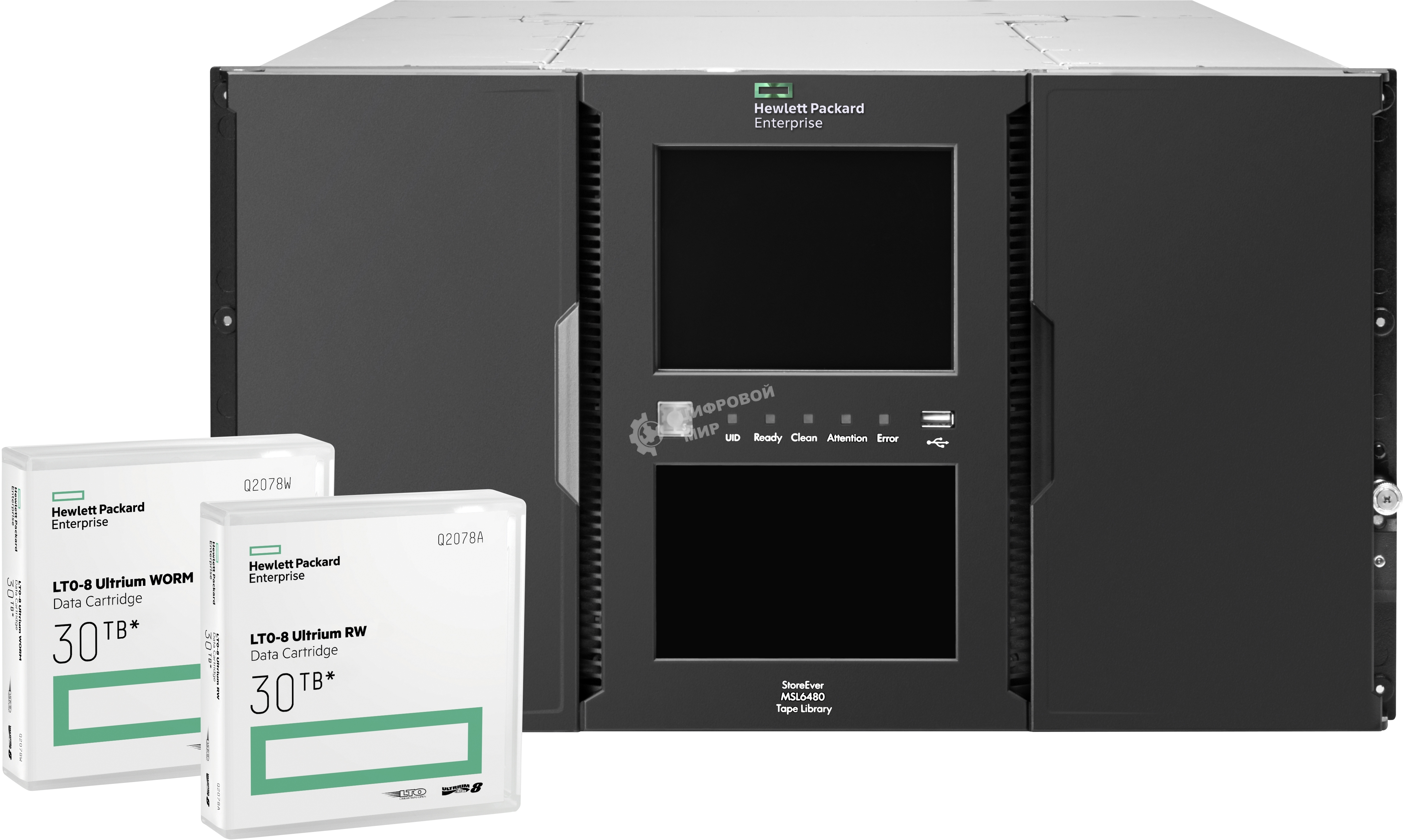 Картридж HPE Q2078A LTO-8 Ultrium 30TB RW Data