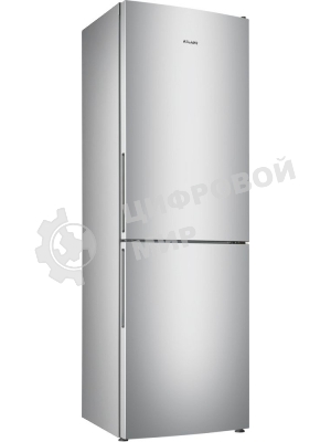 Холодильник Atlant XM-4621-181 серебристый двухкамерный 205/119л морозилка снизу