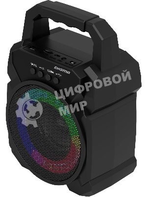 Портативная колонка Digma D-PS1500 черный 10 Вт 1.0 BT 10м 500mAh