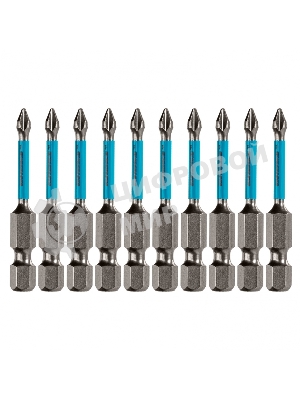 Набор бит торсионных Gross 11492 PH1x50 мм для ударных шуруповертов 10 шт
