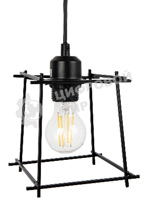 Светильник потолочный Hiper Подвес 1хЕ27х60Вт черный H046-0