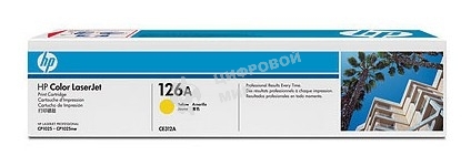 Картридж лазерный HP CE312A желтый для LaserJet Pro CP1025 1000стр.