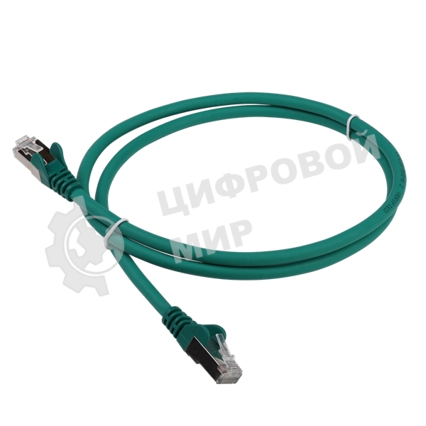 Патч-корд Lanmaster LSZH FTP кат.6, 1.0 м, зеленый