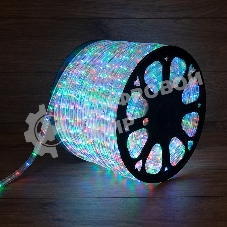 Дюралайт Neon-night LED, свечение с динамикой (3W) - мульти (RYGB), 36 LED/м, бухта 100м