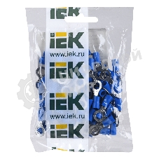 Наконечник НКИ 2-6 (кольцо 1.5-2.5) (уп. 100 шт) IEK UNL20-D25-4-6