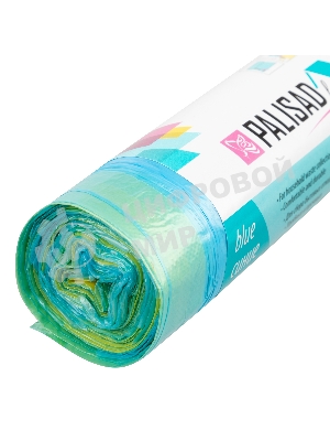 Пакеты для мусора с завязками Home Palisad 35 л x 15 шт. синие