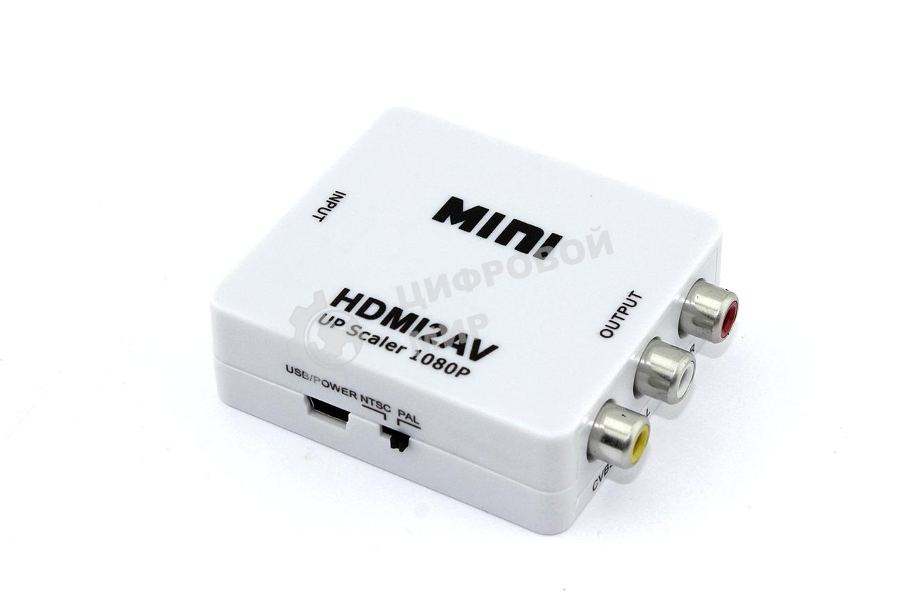 Переходник с HDMI на AV (тюльпаны)