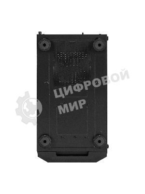 Компьютерный корпус Miditower ExeGate EVO-8227 (ATX, без БП, 2хUSB+1хUSB 3.0+HD Audio, черный, 3 вент. с RGb подсветкой, боковая панель - закаленное стекло)