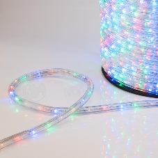 Дюралайт Neon-night LED, свечение с динамикой (3W) - мульти (RYGB), 36 LED/м, бухта 100м