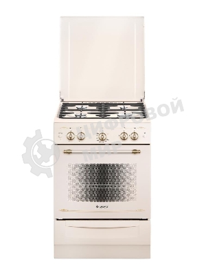 Плита газовая Gefest ПГ 6100-02 0186 бежевый, конфорок 4 шт, духовка 52 л, 60 см x 85 см x 60 см