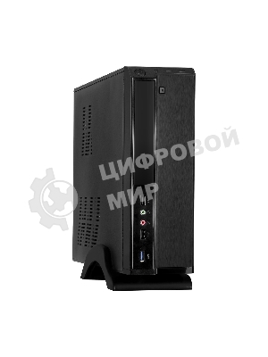 Компьютерный корпус Desktop ExeGate MI-207U-300W-8 (miniITX/mATX, БП M300 с вент. 8см, 1*USB+1*USB 3.0, аудио, черный)