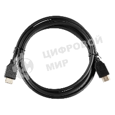 Кабель аудио-видео Buro HDMI (m)/HDMI (m) 2м. черный